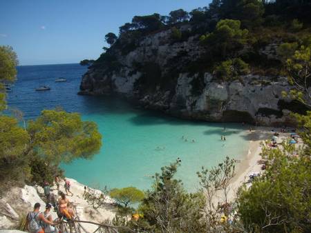 cala-macarelleta-ciutadella-balearic-islands beach