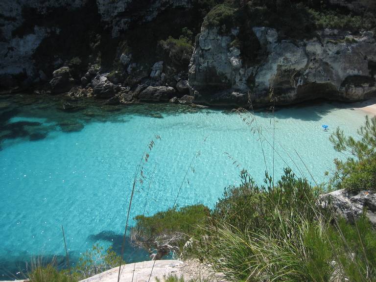 cala-macarelleta-ciutadella-balearic-islands beach