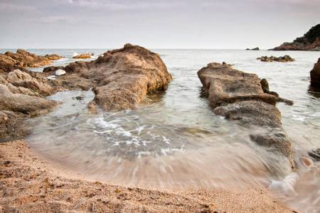 cala-estreta-calella-de-palafrugell-catalonia beach