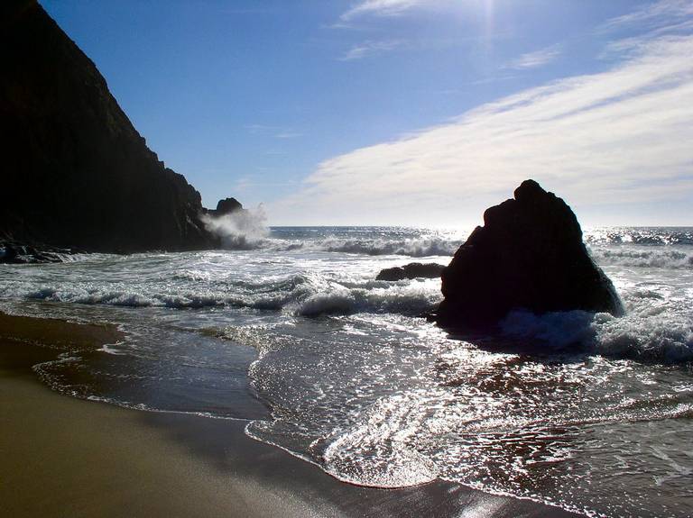 gray-whale-cove-state-beach-montara-california beach