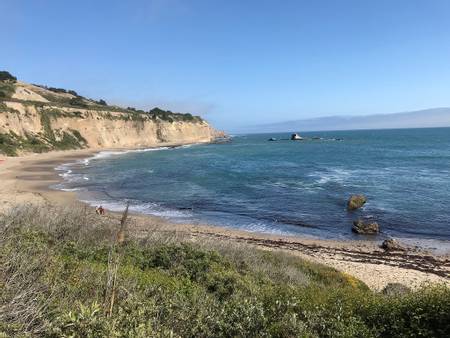 greyhound-rock-beach-swanton-california beach