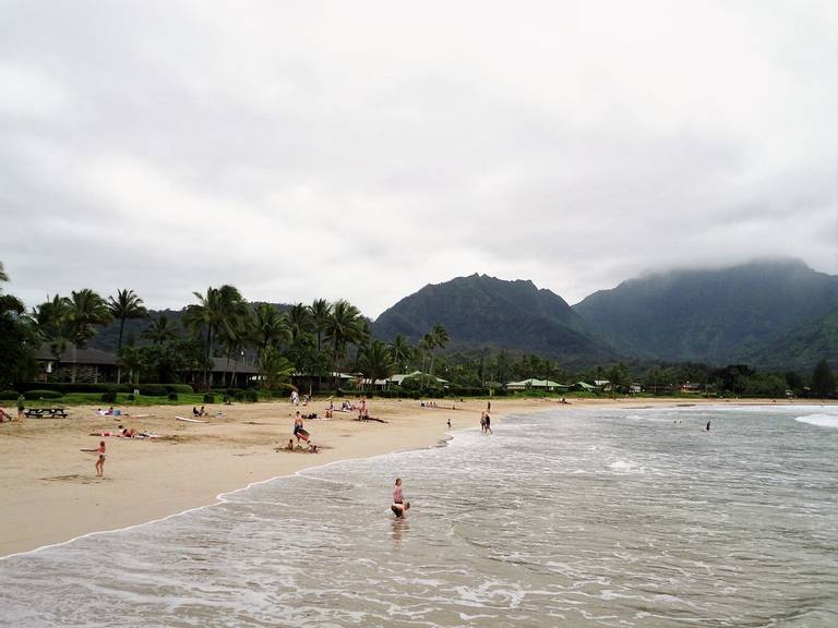 hanalei-beach-hanalei-hawaii beach