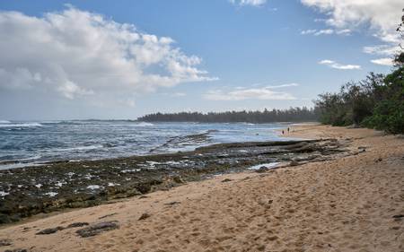 kaihalulu-beach-kawela-bay-hawaii beach