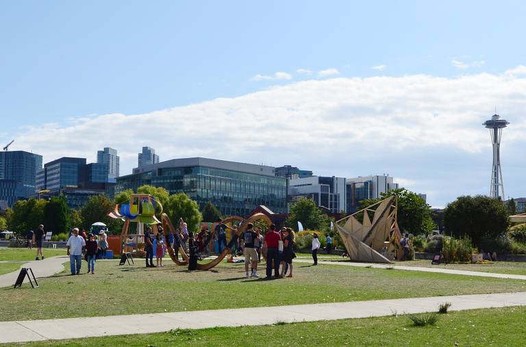 lake-union-park-kayak-launch-and-beach-seattle-washington beach