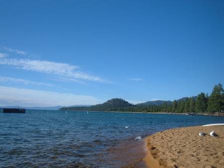lakeside-beach-south-lake-tahoe-california beach