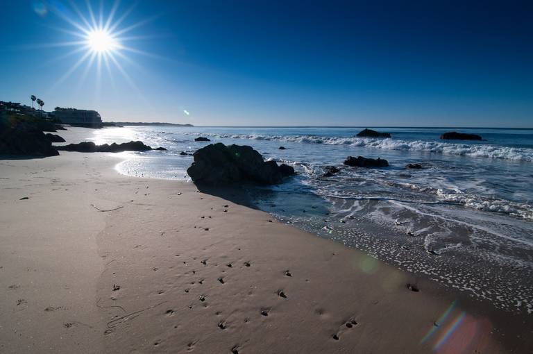 lechuza-beach-malibu-california beach