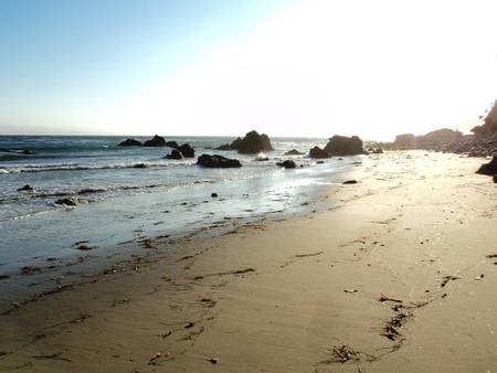 lechuza-beach-malibu-california beach