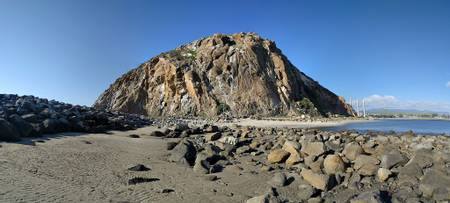 morro-rock-beach-morro-bay-california beach