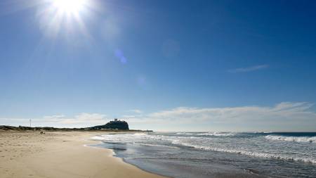 nobbys-beach-newcastle-new-south-wales beach