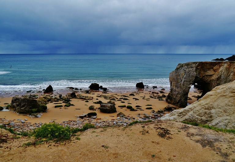 port-blanc-ploemeur-brittany beach