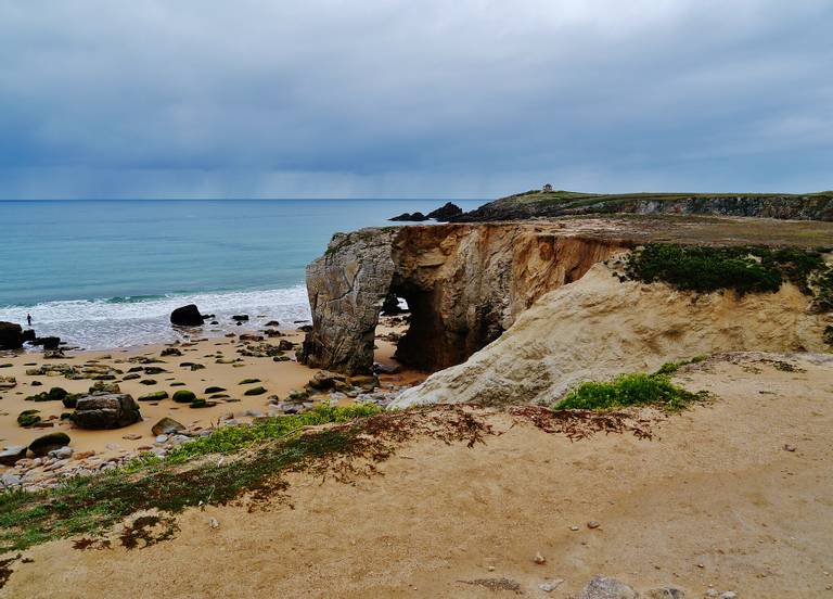 port-blanc-ploemeur-brittany beach