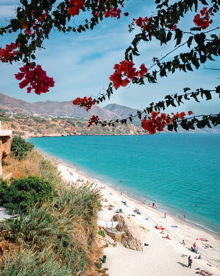 playa-carabeo-nerja-andalusia beach