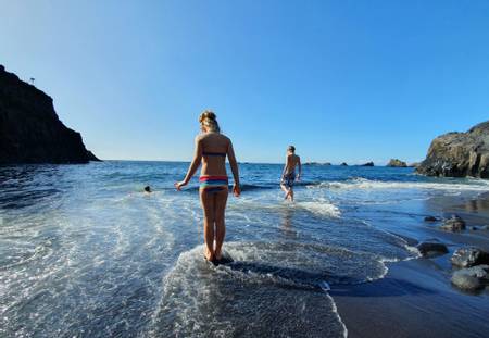 playa-de-la-zamora-chica-fuencaliente-de-la-palma beach