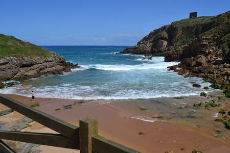 playa-de-santa-justa-ubiarco-cantabria beach