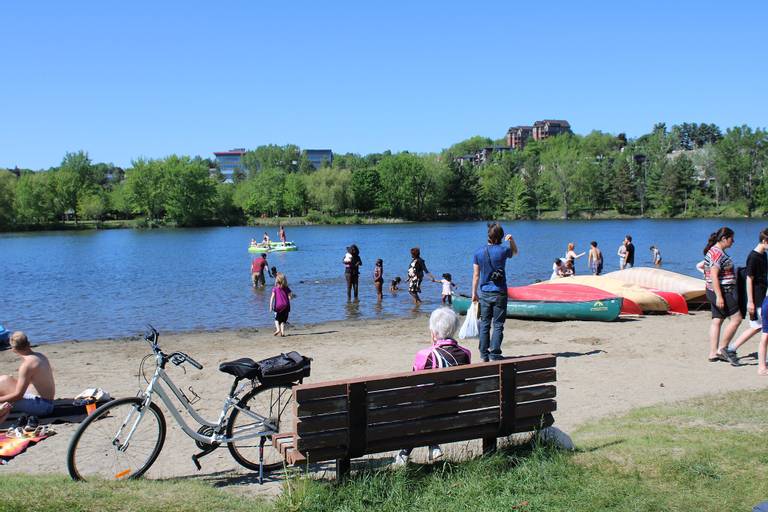 plage-lucien-blanchard-sherbrooke-quebec beach