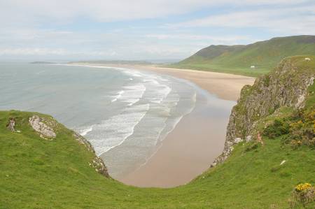 rhossili-bay-beach-rhossili-wales beach