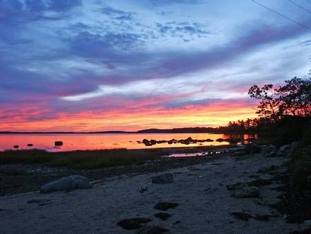 sandy-point-beach-stockton-springs-maine beach